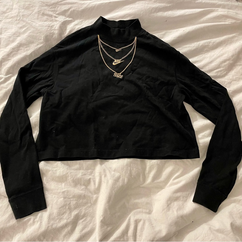 Nike long sleeve cropped top
